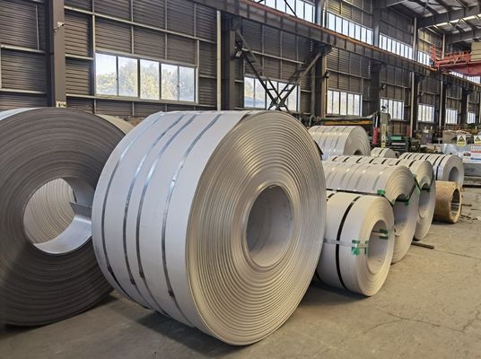 Coil en acier inoxydable laminé à chaud à l'extrémité tranchée NO.1 Grade de surface 201