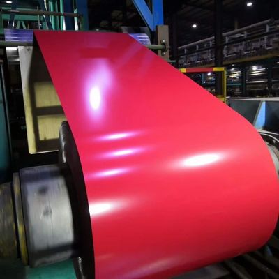Couleur rouge PPGI PPGL DX51D bobine de fer galvanisé prépeint