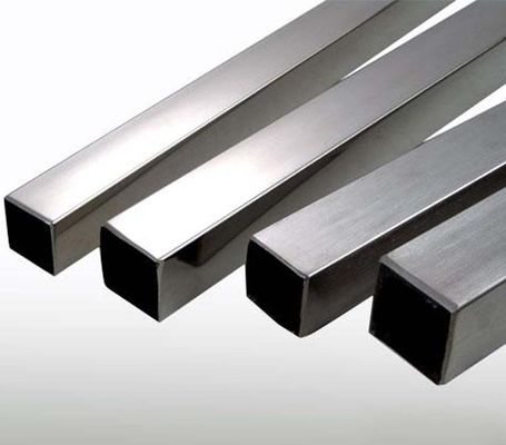 1.4319 301 Tuyaux en acier inoxydable carrés 40 x 40 x 2 mm