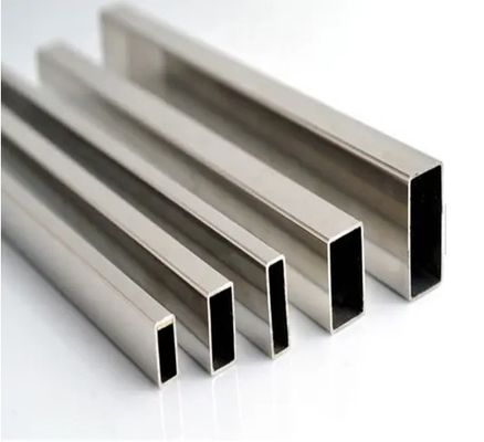 Tuyaux en acier inoxydable de forme rectangulaire de type 201 50 x 100 x 1,5 mm
