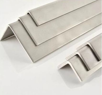 Profiles en acier inoxydable de 100 x 50 mm en forme de L à barre d'angle inégale de qualité 304
