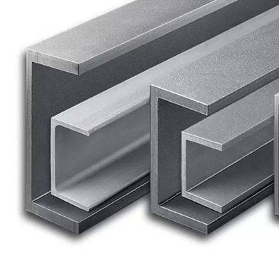 Profiles en acier inoxydable en forme de C laminés à chaud de qualité 316 4 &quot;x 2&quot; x 0,25 &quot;
