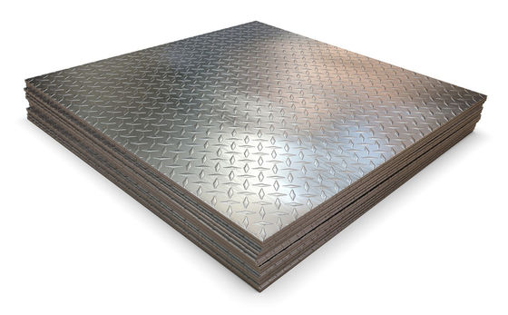 A240M ASTM 316L Plaque à carreaux en acier inoxydable laminée à chaud