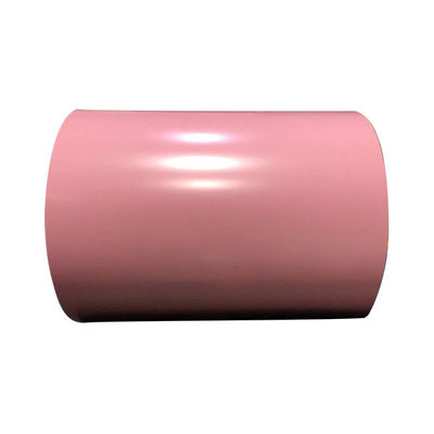 Couleur rose PPGI PPGL bobine en acier prépeint DC03 0,12-2 mm